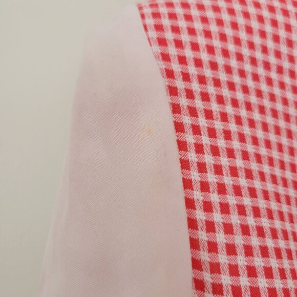 Allison Che 16 Pink Gingham Dress Floral Embroidery Waist Tie Modest Church - Picture 3 of 8